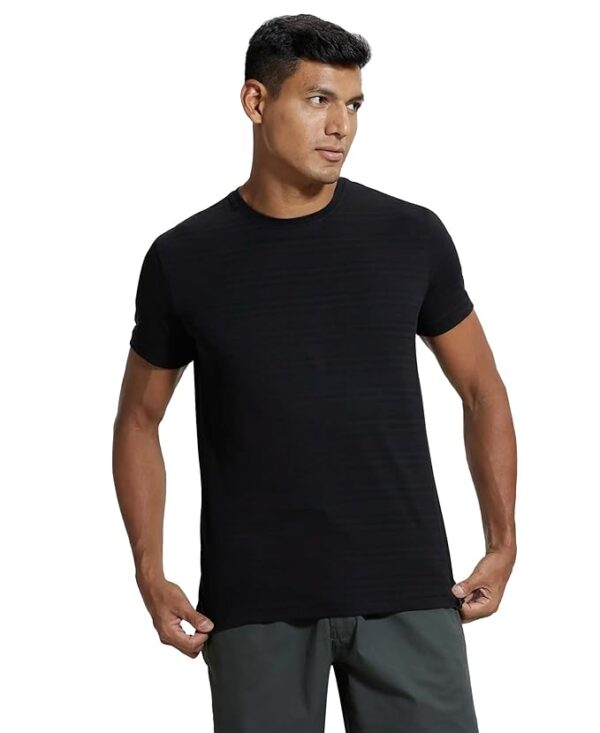 Men's Super Combed Supima Cotton Solid Regular Fit Round Neck Half Sleeve T-Shirt